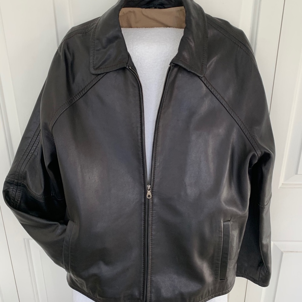 Com stock leather jacket